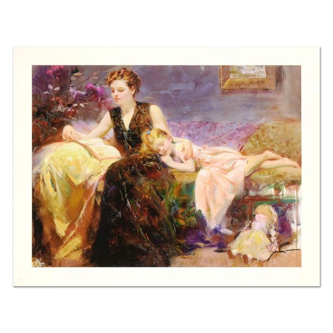 Pino (1939-2010) "Precious Moments" Limited Edition Giclee. Numbered and Hand Signed; Certificate of (1 of 2)