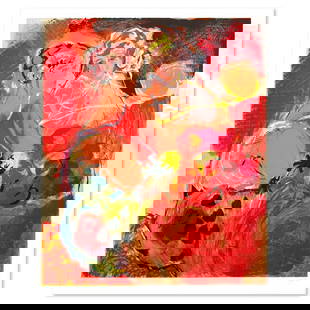 Lea Avizedek, Hand Signed, Numbered Limited Edition with Letter of Authenticity.: This is a limited edition on paper by Lea Avizedek. The piece comes hand signed by the artist, numbered, and with a letter of authenticity. Measures approximately 36" x 30". Reference#: 50159.