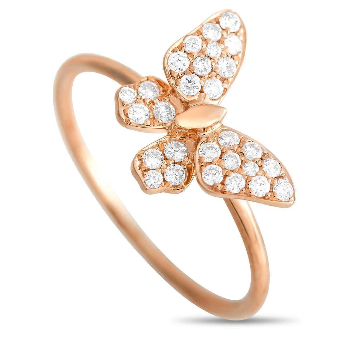 18K Rose Gold 0.25ct Diamond Ring (1 of 1)
