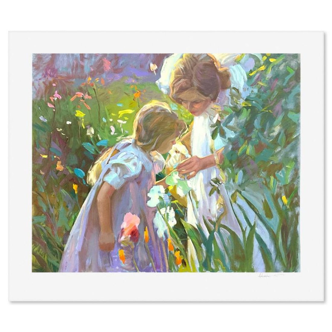 Don Hatfield, "Sweet Scents" Limited Edition Printer's Proof Serigraph, Numbered and Hand Signed: Sweet Scents is a limited edition printer's proof serigraph on paper by Don Hatfield, numbered and hand signed by the artist. Includes Letter of Authenticity. Measures approx. 29.5" x 34" (border), 24