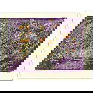 Floral Mystic Limited Edition Lithograph by Edna Hibel (1917-2014), Numbered and Hand Signed with: Floral Mystic is a limited edition lithograph on paper, numbered and hand signed by Edna Hibel (1917-2014). Includes Certificate of Authenticity! Measures approx. 20" x 15" (with border), 16.5" x 11.5