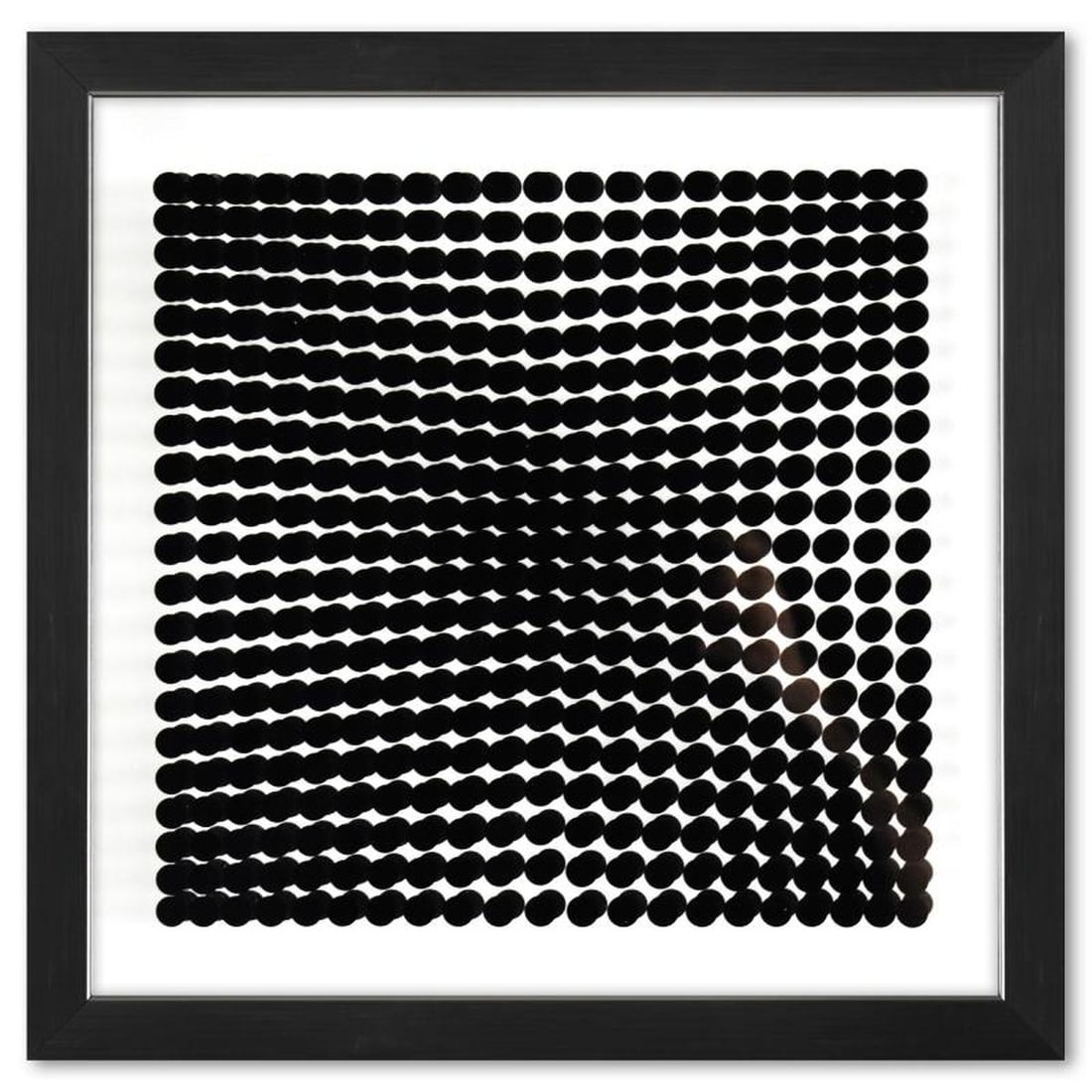 Victor Vasarely (1908-1997), "Trois Dimensions Optique de la série Cinetiques" Framed 1973: Trois Dimensions Optique de la série Cinetiques is a dimensional artwork, published in 1973, by Victor Vasarely (1908-1997). This piece comes custom framed, with a letter of authenticity and with a 1