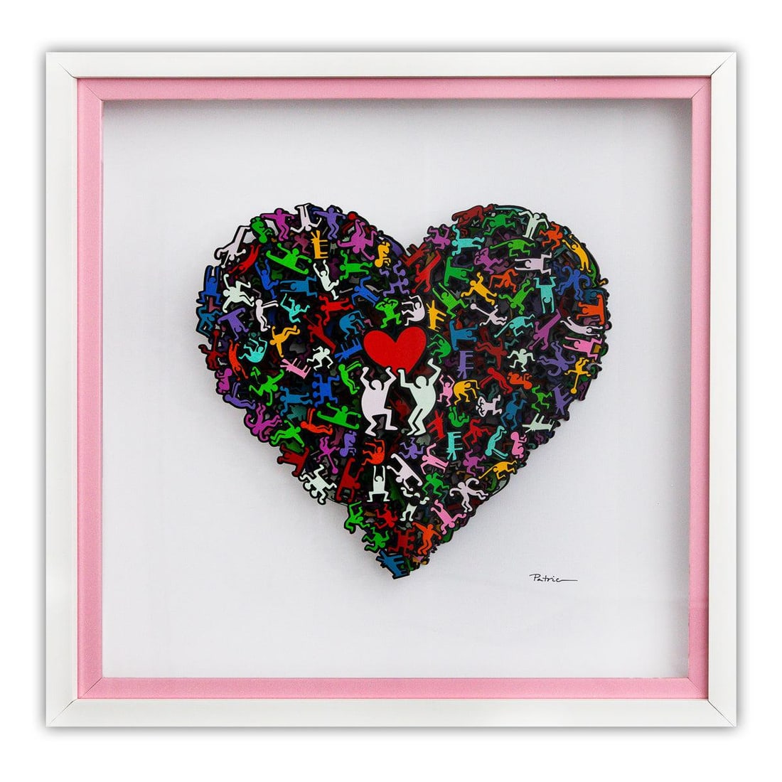 Patricia Govezensky- 3D Multilayered Woodcut "Dancers" (1 of 4)