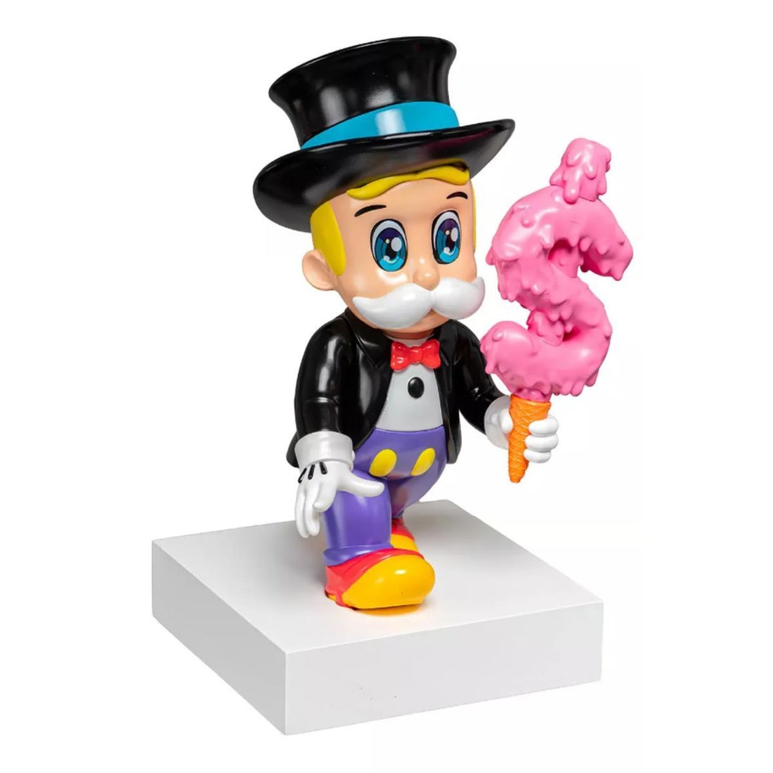 Alec Monopoly- Painted Cast Vinyl "ICE CREAM RICHIE, 2024" (1 of 2)