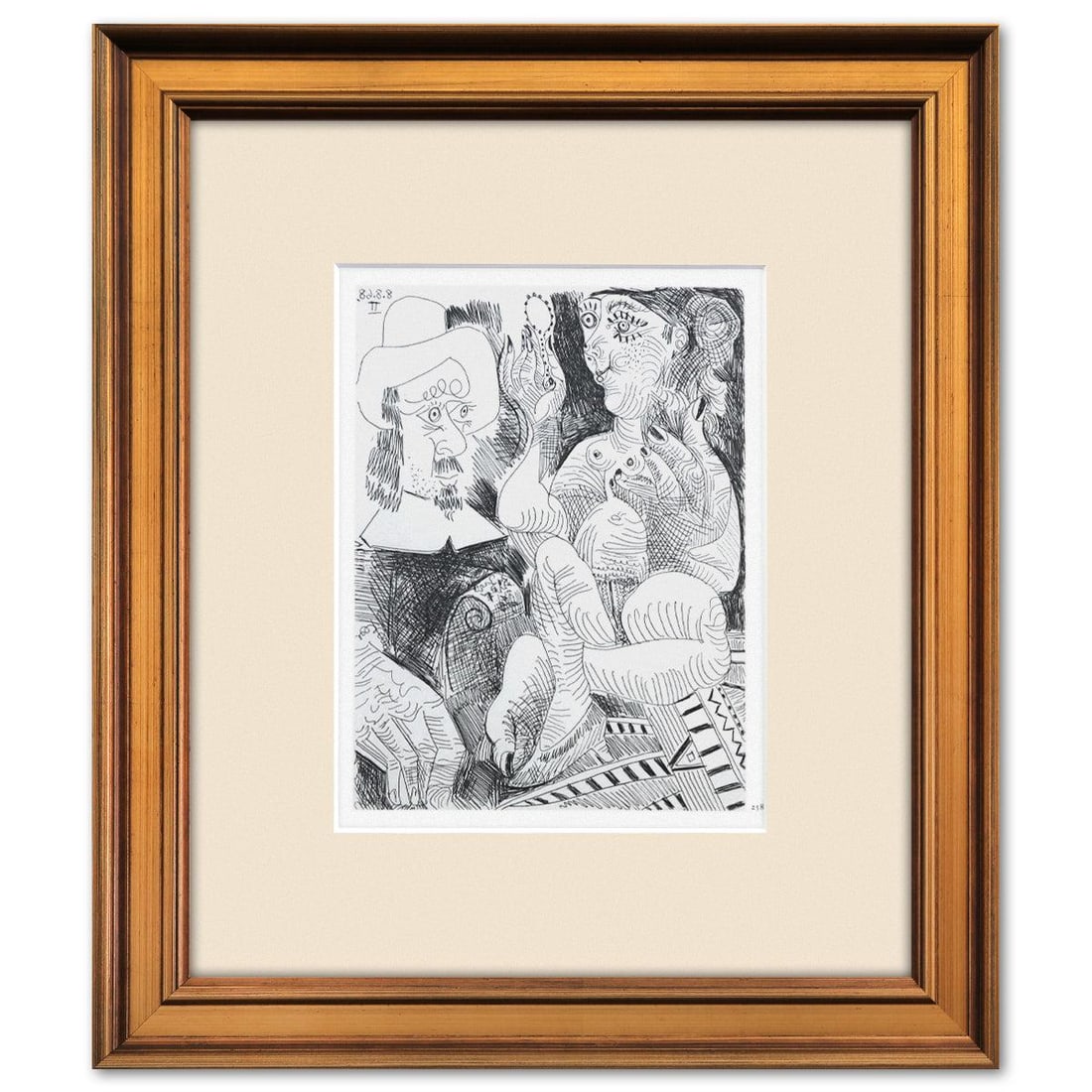 After Pablo Picasso- Offset Lithograph "From The 347 Series" (1 of 2)