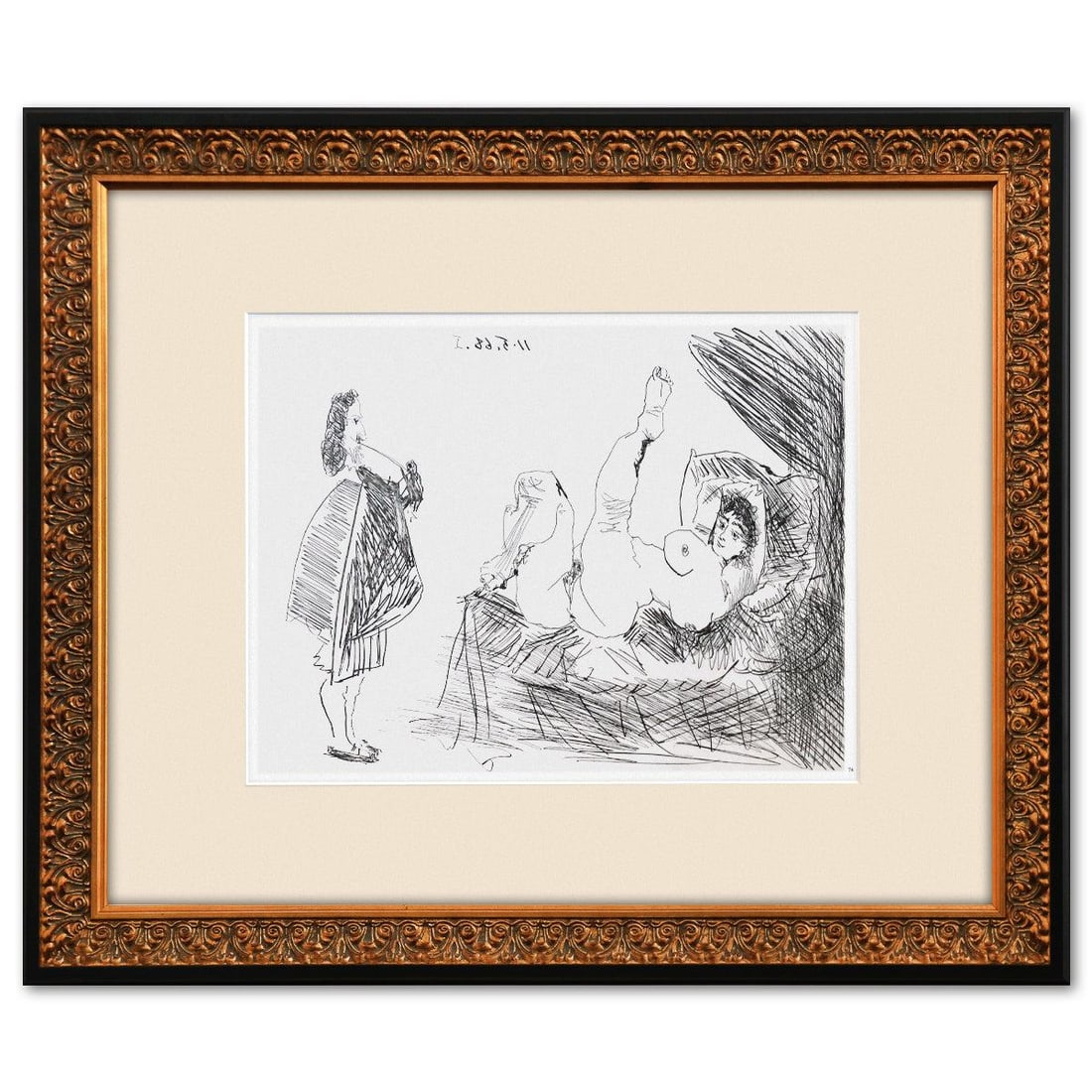 After Pablo Picasso- Offset Lithograph "From The 347 Series" (1 of 2)