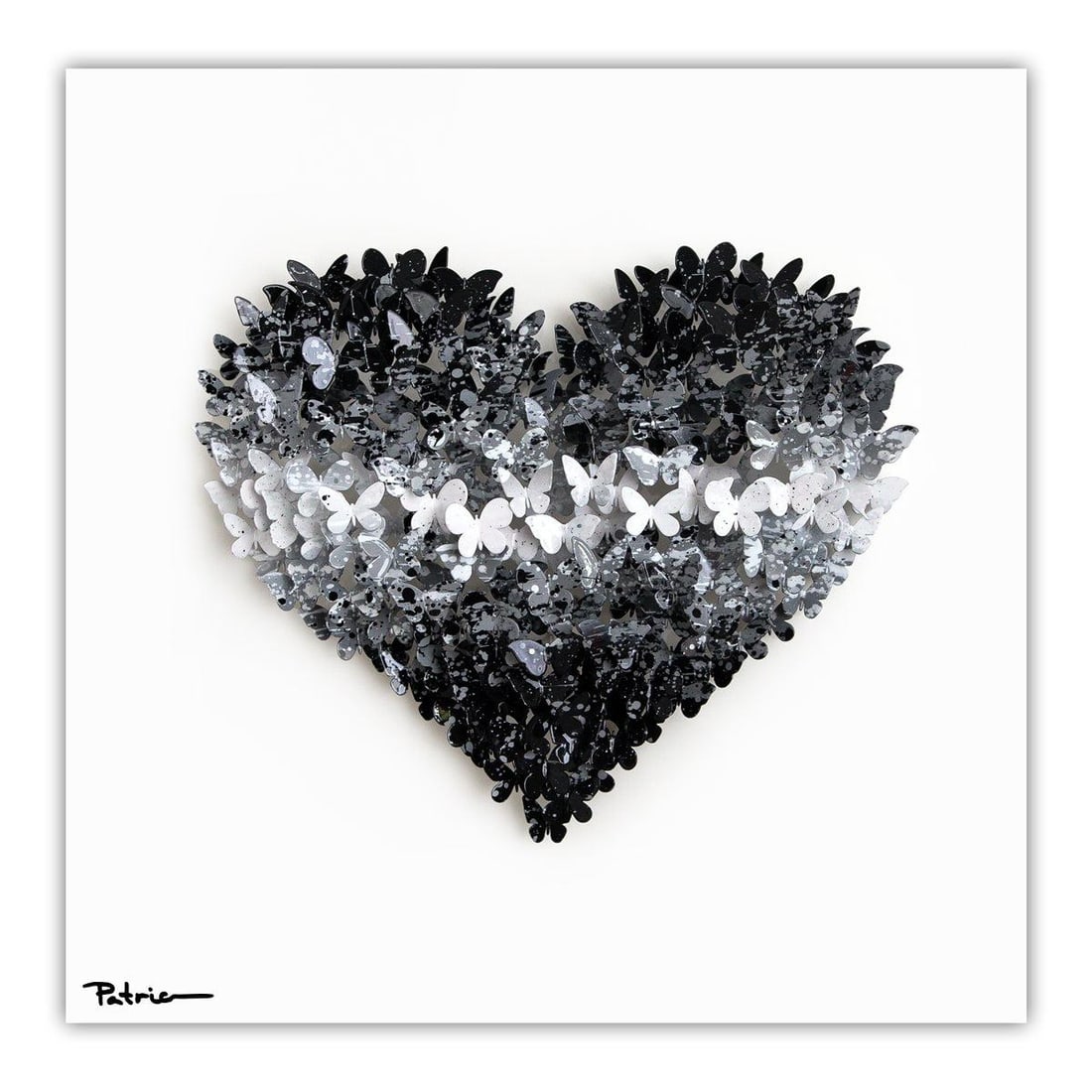Patricia Govezensky- Original 3D Metal Art on Wood "Heart": Artist: Patricia Govezensky. Medium: Original 3D Metal Art on Wood. Title: Heart. Size: 20" x 20". Signature: Hand Signed by the artist. Certificate of Authenticity: From the publisher. Reference#: 71