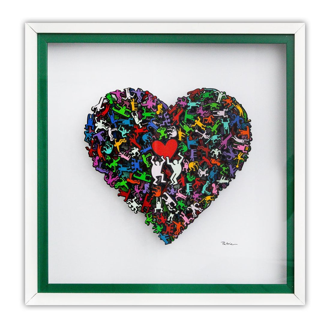 Patricia Govezensky- 3D Multilayered Woodcut "Dancers" (1 of 4)