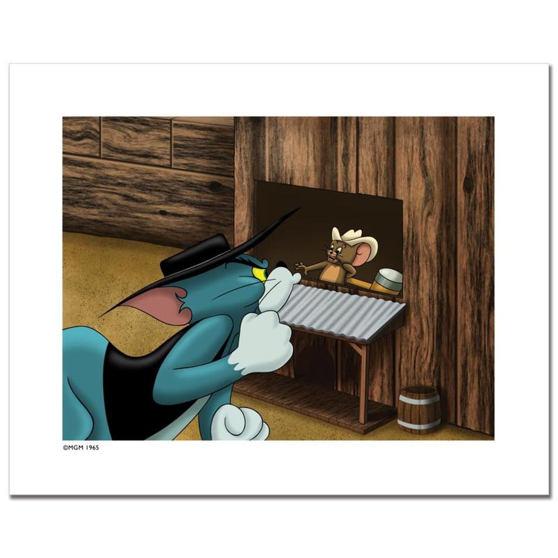 Tom and Jerry, "Tall in the Trap" Numbered Limited Edition with Certificate of Authenticity. (1 of 1)