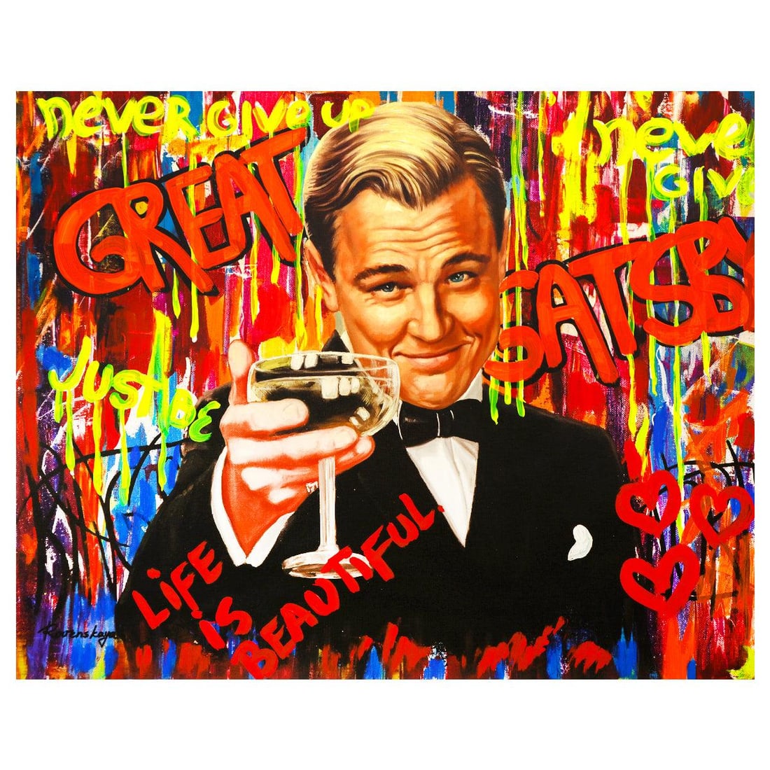 Nastya Rovenskaya- Mixed Media "The Great Gatsby" (1 of 2)