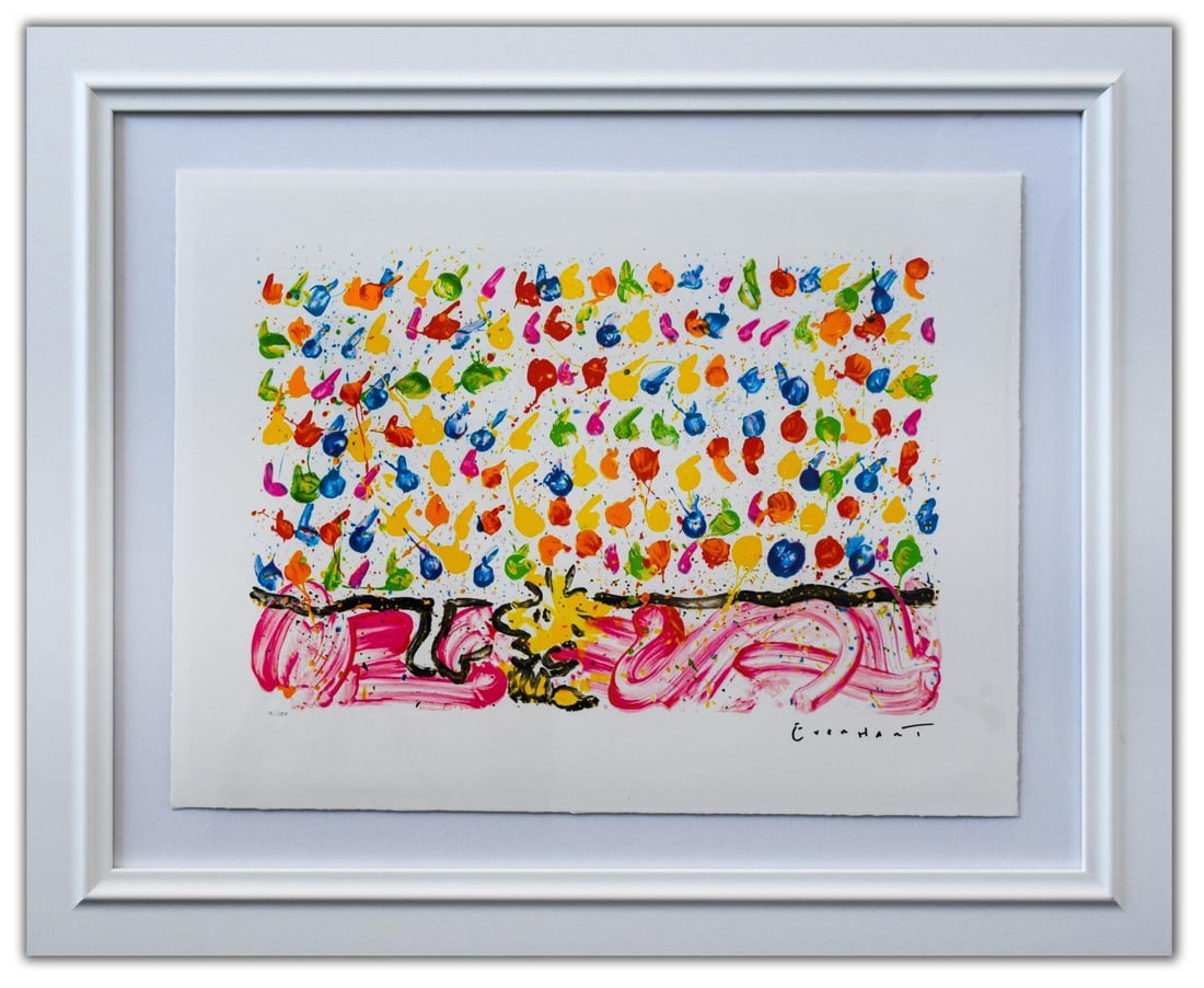 Tom Everhart- Hand Pulled Original Lithograph "Tweet Tweet" (1 of 2)
