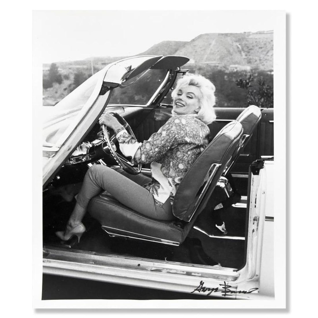 George Barris (1922-2016), "Marilyn Monroe: The Last Shoot" Photograph Printed from the Original (1 of 3)