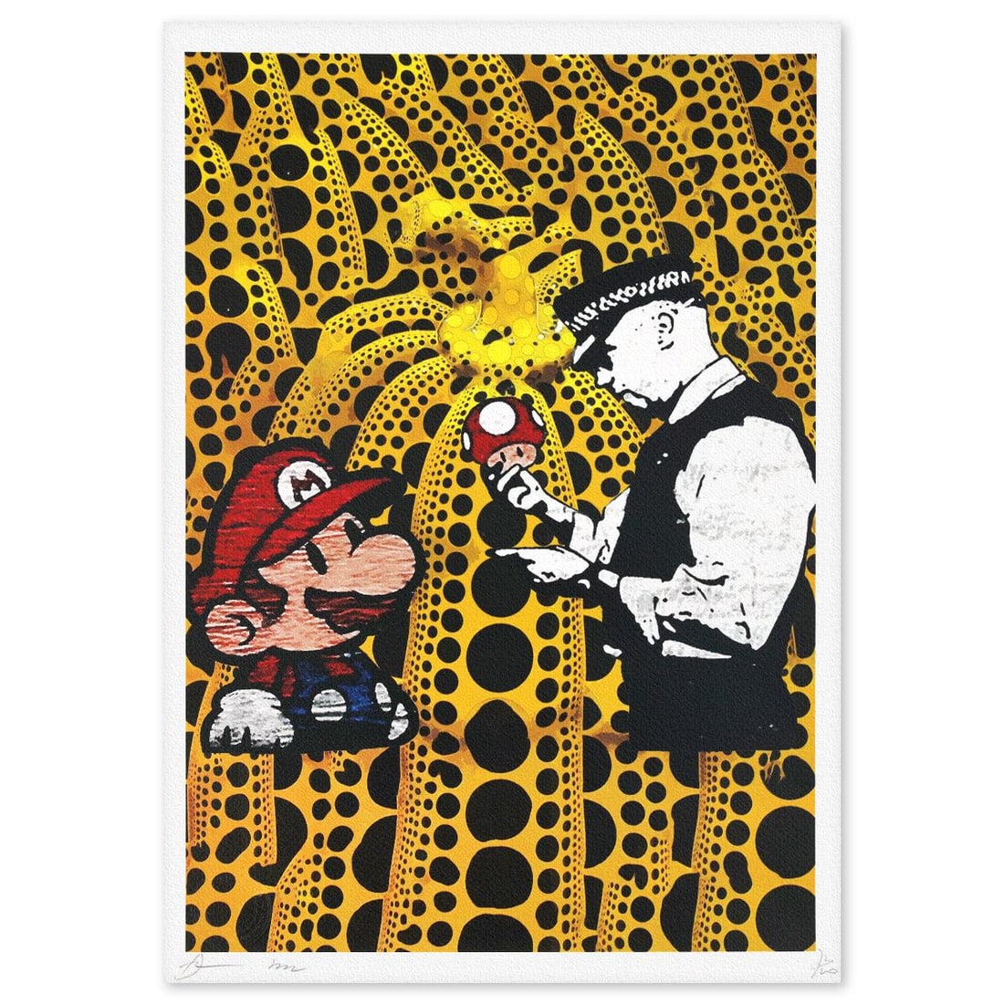 Death NYC- Fine art Print: Artist: Death NYC. Medium: Fine art Print. Size: 18" x 13". Signature: Hand signed and numbered. Certificate of Authenticity: Is included. Additional: Paper: Fine art 300 gsm paper. DEATH chooses to k