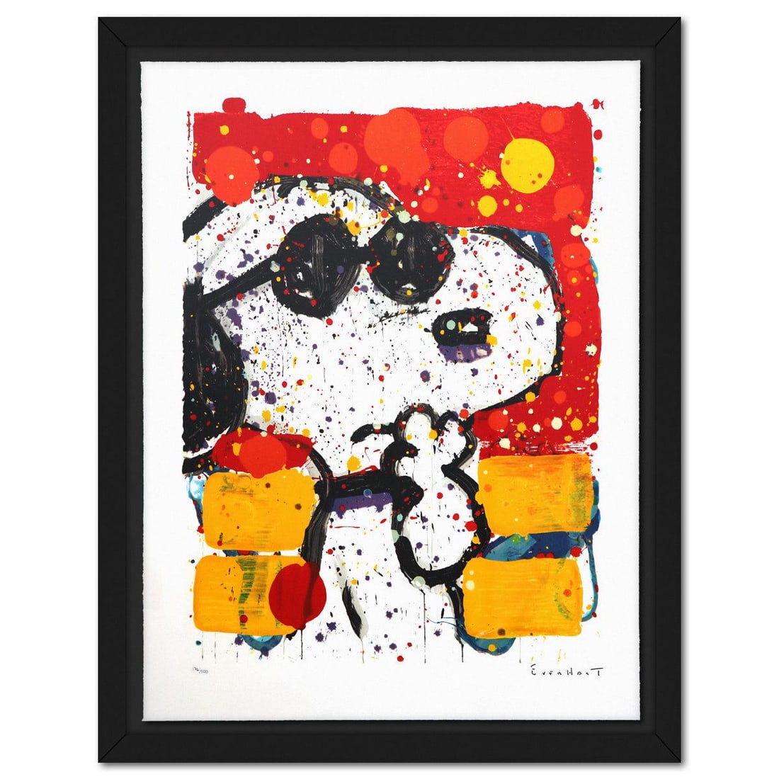 Tom Everhart- Hand Pulled Original Lithograph "Cool & Intelligent" (1 of 3)