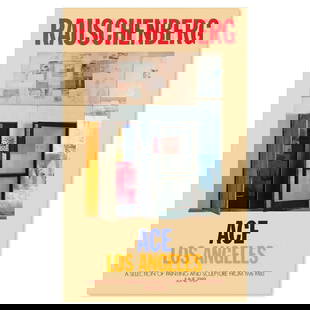 Robert Rauschenberg (1925-2008), Vintage Poster (38" x 60") from 1989 with Letter of Authenticity.: This is a vintage poster (1989) by Robert Rauschenberg (1925-2008). Includes Letter of Authenticity. Measures approx. 38" x 60" (image). Due to the age of the piece and the nature of the material, the