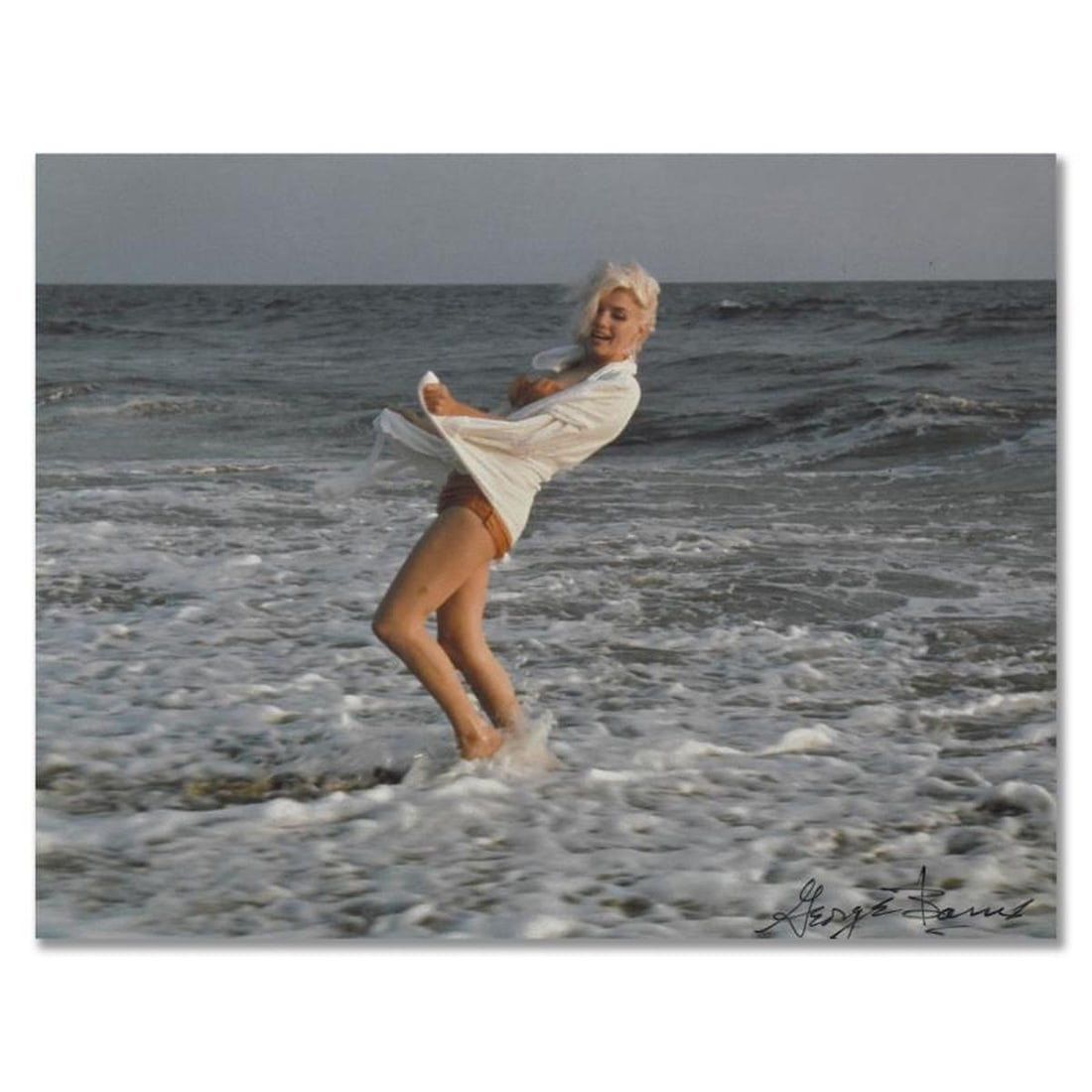 George Barris (1922-2016), "Marilyn Monroe: The Last Shoot" Photograph Printed from the Original: Marilyn Monroe: The Last Shoot is a photograph printed from the original negative taken by George Barris (1922-2016). This photo is part of a series entitled "The Last Photos" which were taken in 1962