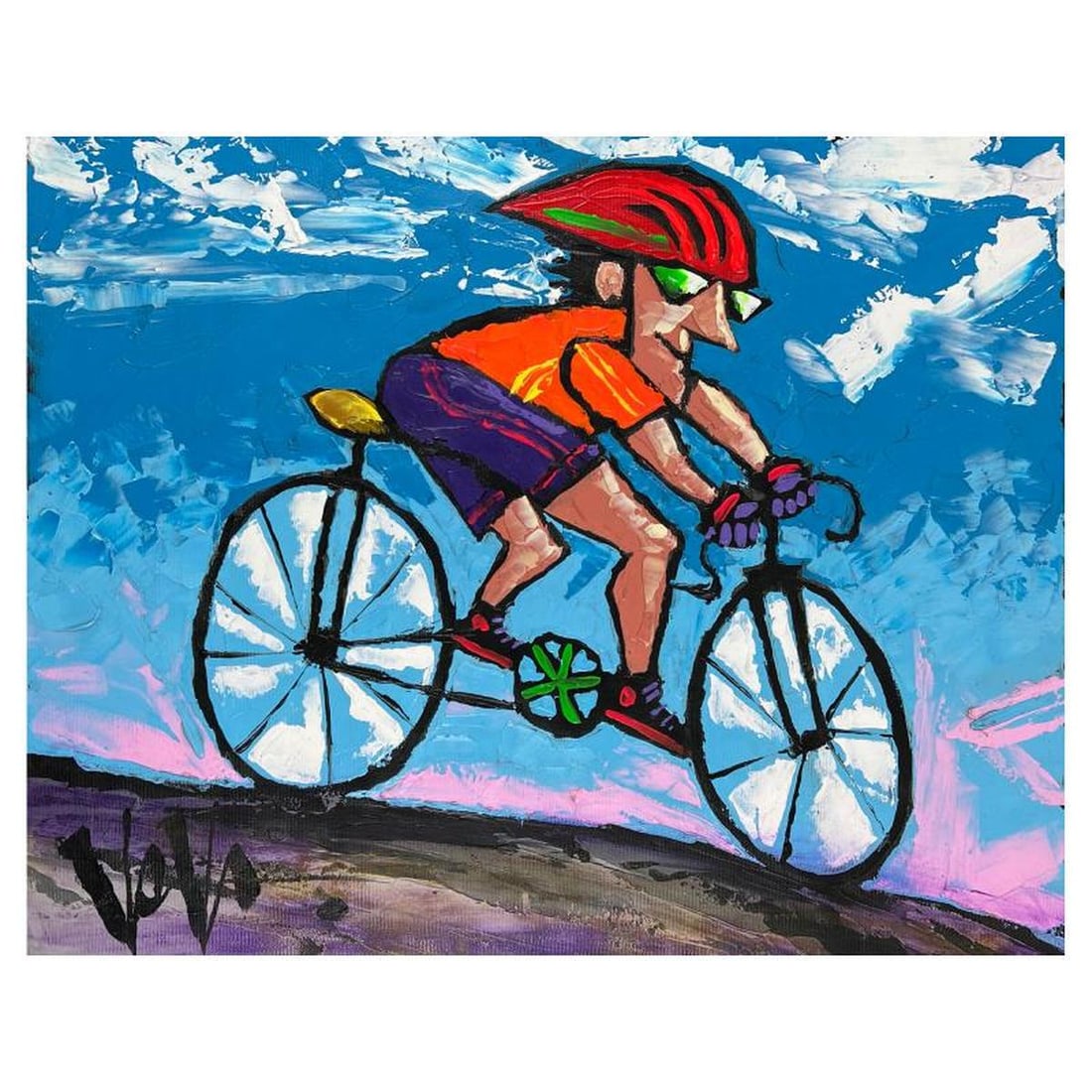 Vova, Hand Signed Original Painting on Canvas with letter of Authenticity. (1 of 2)