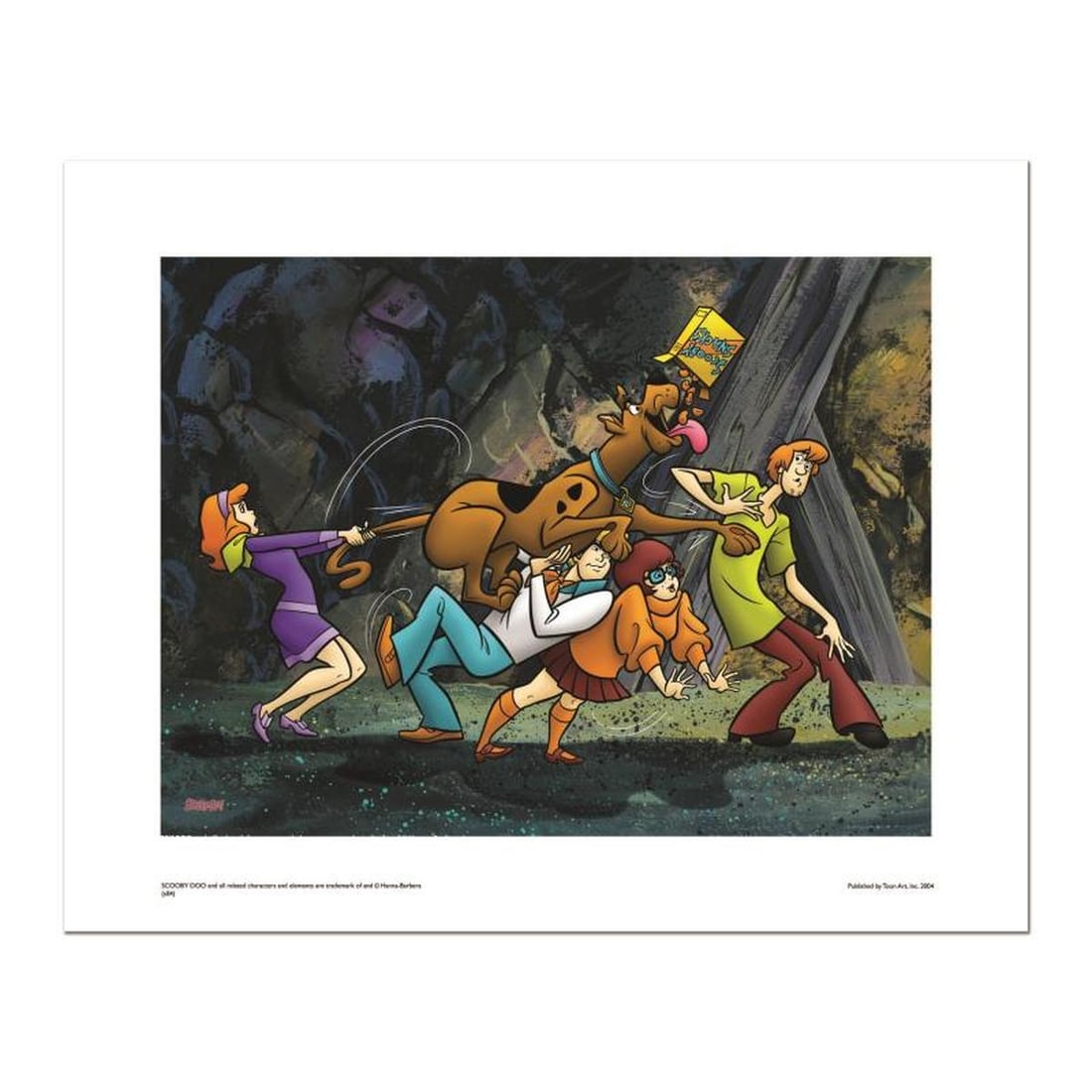 Scooby Snacks Numbered Limited Edition Giclee from Hanna-Barbera with Certificate of Authenticity. (1 of 1)