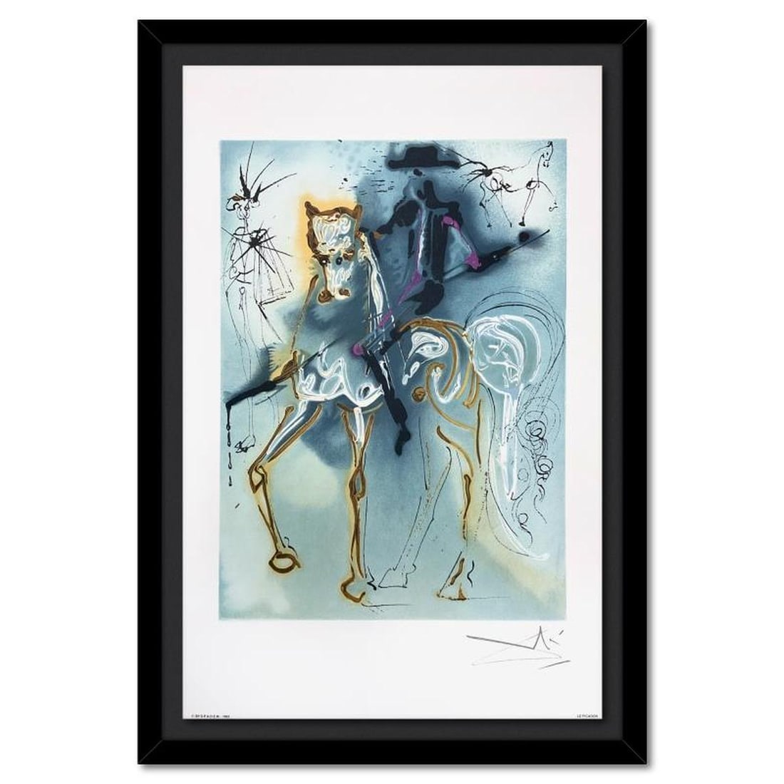 Salvador Dali (1904-1989), "Le Picador" Framed Limited Edition Lithograph (1983), Plate Signed with (1 of 2)