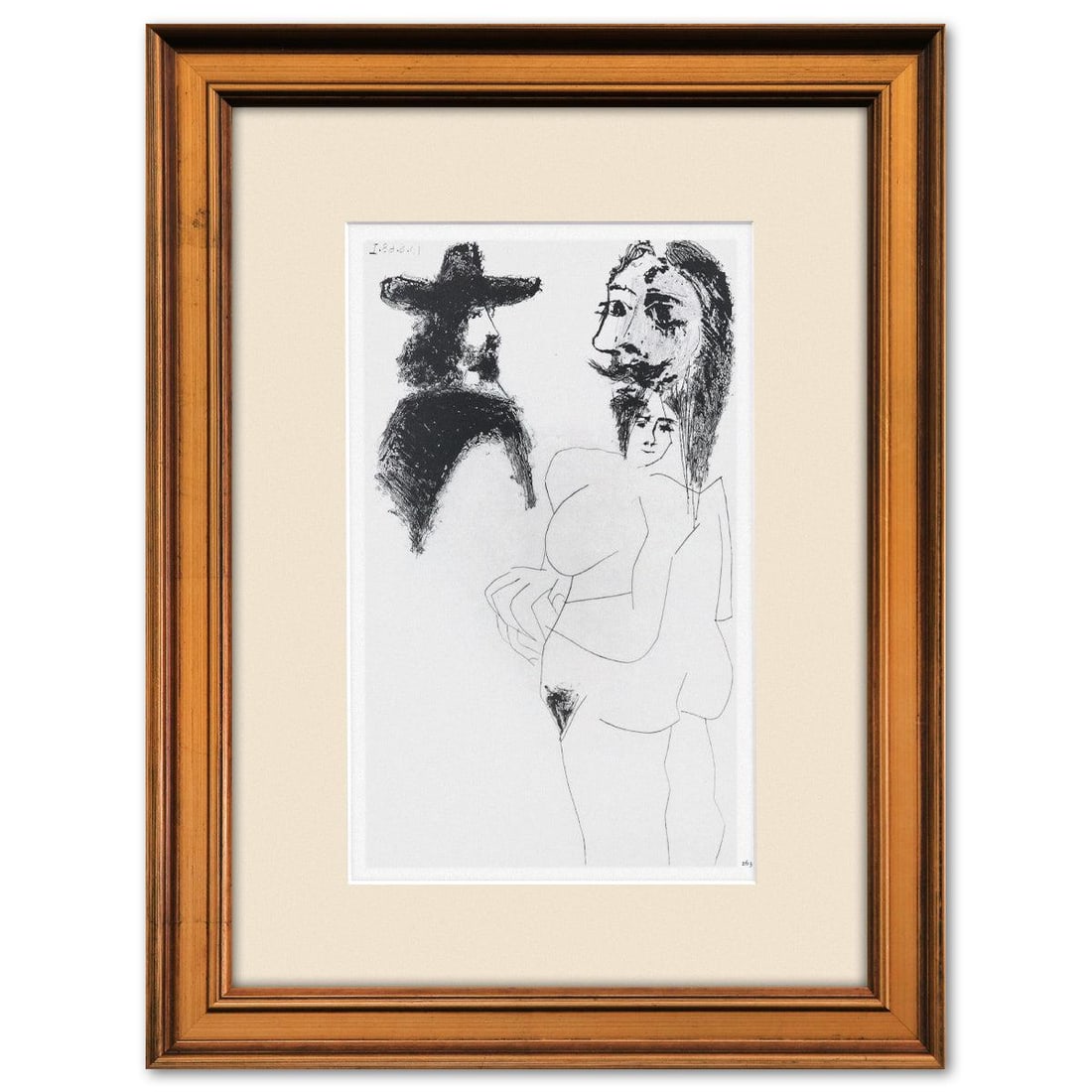 After Pablo Picasso- Offset Lithograph "From The 347 Series" (1 of 2)