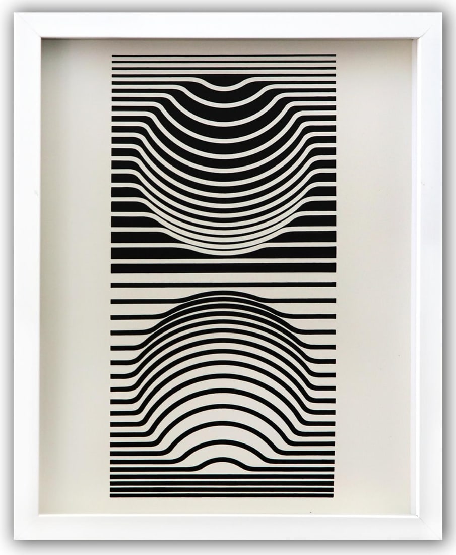 Victor Vasarely- Heliogravure Print "Untitled" (1 of 1)