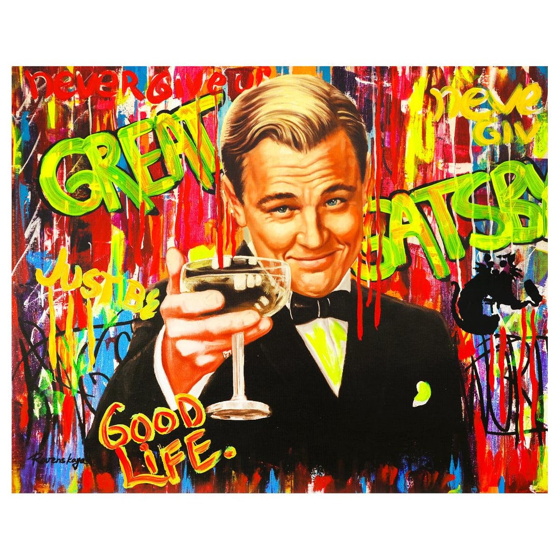 Nastya Rovenskaya- Mixed Media "The Great Gatsby" (1 of 2)