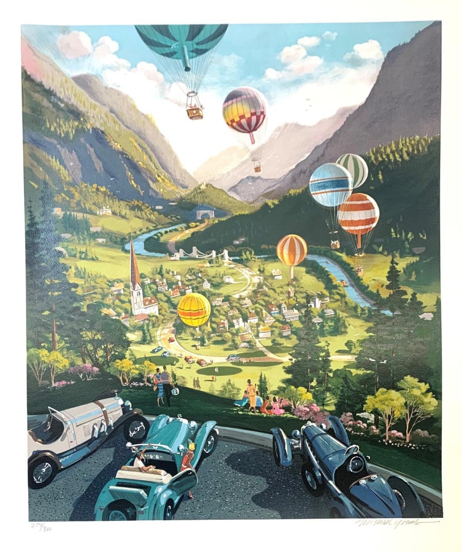 Michael Young- Limited edition lithograph on paper: Artist: Michael Young. Medium: Limited edition lithograph on paper. Size: 30" x 40". Signature: Signed and numbered. Reference#: 62130.