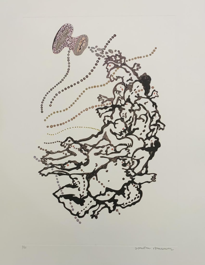 Jonathan Hammer- Limited Edition Etching on paper: Artist: Jonathan Hammer. Medium: Limited Edition Etching on paper. Size: 24" x 30". Signature: Signed and numbered. Reference#: 28499.