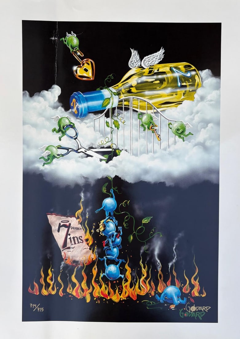 Michael Godard- Lithograph on paper (1 of 1)