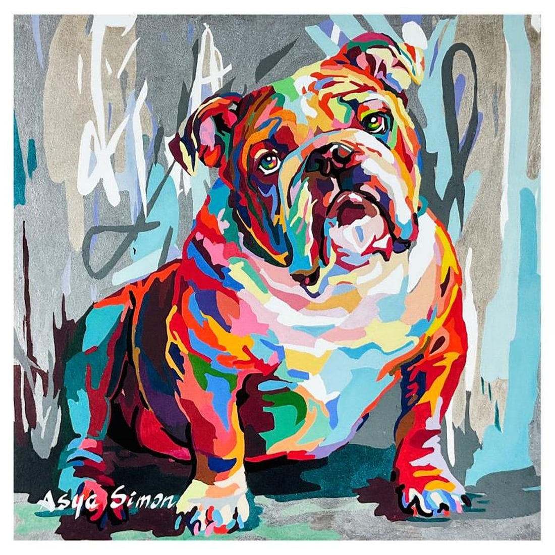 Asya Simon, Hand Signed Limited Edition on Canvas with Letter of Authenticity. (1 of 2)