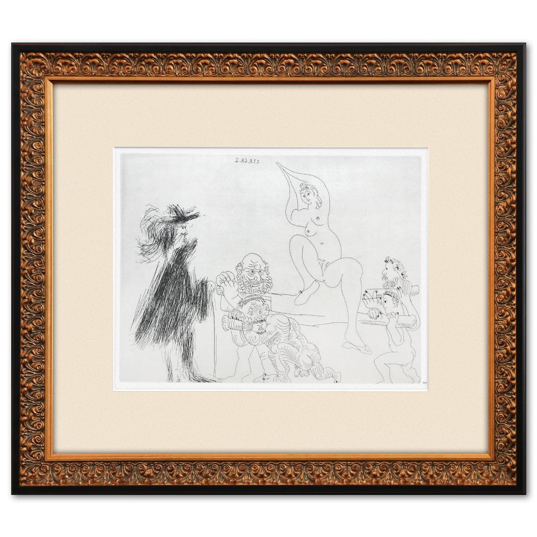 After Pablo Picasso- Offset Lithograph "From The 347 Series" (1 of 2)