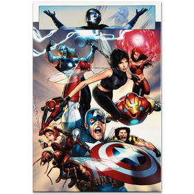 Marvel Comics "Ultimate Fantastic Four #26" Numbered Limited Edition Giclee on Canvas by Greg Land (1 of 1)