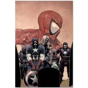 Marvel Comics "Ultimate Avengers Vs. New Ultimates #6" Numbered Limited Edition Giclee on Canvas by (1 of 1)