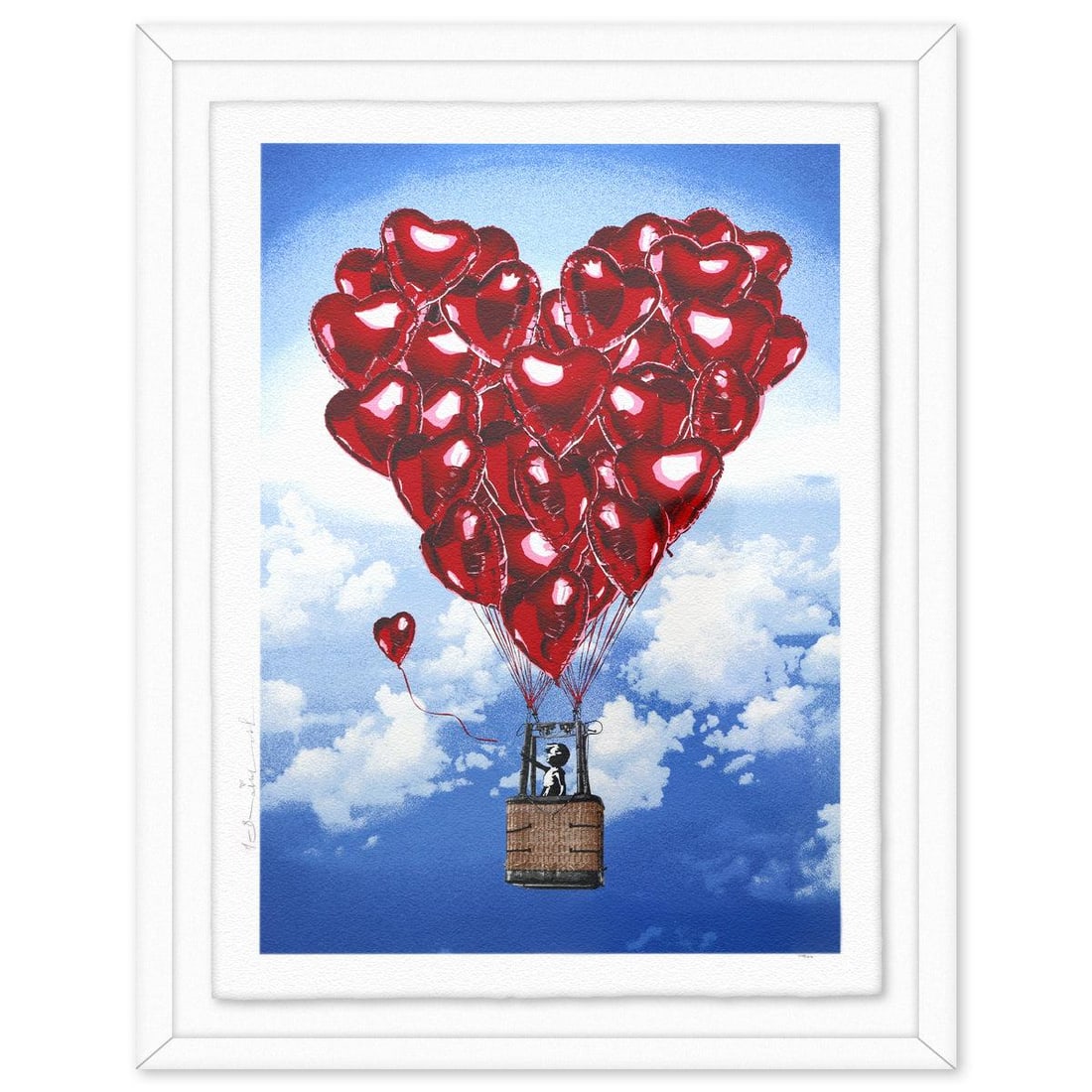 Mr. Brainwash- Silk Screen "Love Above All" (1 of 5)