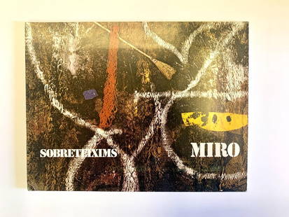 Joan Miro- Paperback "Miro Sobreteixims": Artist: Joan Miro. Medium: Paperback. Title: Miro Sobreteixims. Additional: Publisher: Pierre Matisse Gallery, New York Publication Date: 1973. Reference#: 28541.