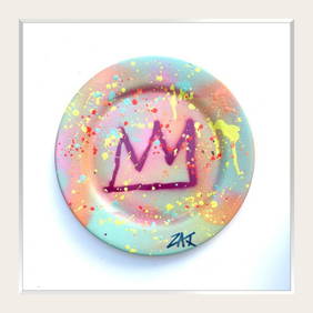 E.M Zax- 1/1 hand painted on ceramic (1 of 1)