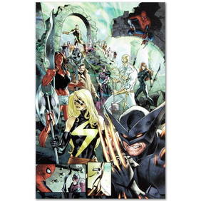 Marvel Comics "Fear Itself #7" Numbered Limited Edition Giclee on Canvas by Stuart Immonen with COA. (1 of 1)