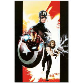 Marvel Comics "Ultimates #1" Numbered Limited Edition Giclee on Canvas by Kaare Andrews with COA. (1 of 1)