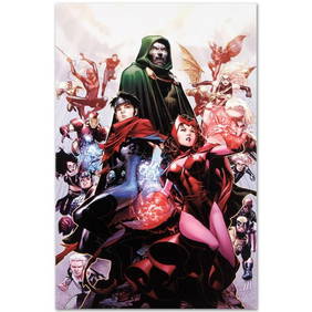 Marvel Comics "Avengers: The Children's Crusade #4" Numbered Limited Edition Giclee on Canvas by Jim (1 of 1)