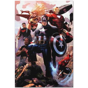 Marvel Comics "Avengers: The Children's Crusade #4" Numbered Limited Edition Giclee on Canvas by Jim (1 of 1)