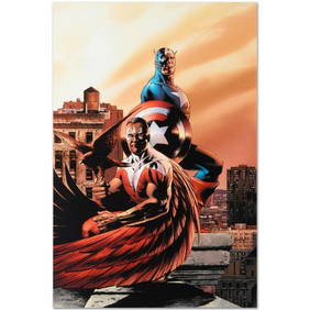 Marvel Comics "Captain America & The Falcon #5" Numbered Limited Edition Giclee on Canvas by Steve (1 of 1)