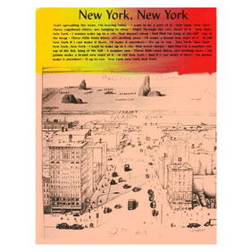 Ringo Daniel Funes (Protege of Andy Warhol's Apprentice, Steve Kaufman), "New York, New York" (1 of 3)