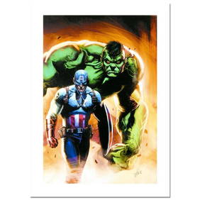 Stan Lee Signed, "Ultimate Origins #5" Numbered Marvel Comics Limited Edition Canvas by Gabriele (1 of 2)