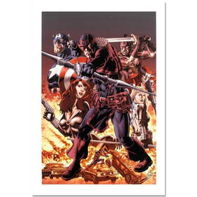Stan Lee Signed, Marvel Comics "Hawkeye: Blind Spot #1" Limited Edition Canvas 4/10 with Certificate (1 of 1)
