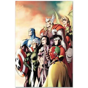 Marvel Comics "I Am an Avenger #5" Numbered Limited Edition Giclee on Canvas by Alan Davis with COA. (1 of 1)