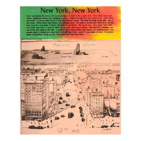 Ringo Daniel Funes (Protege of Andy Warhol's Apprentice, Steve Kaufman), "New York, New York" (1 of 3)