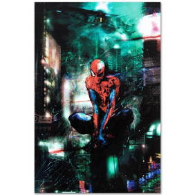 Marvel Comics "Timestorm" Numbered Limited Edition Giclee on Canvas by Christopher Shy with COA. (1 of 1)