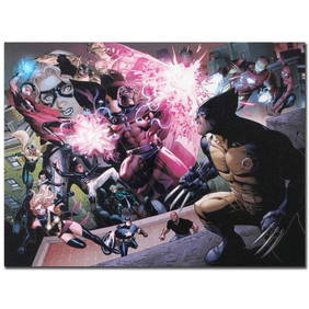 Marvel Comics "Avengers: The Children's Crusade #2" Numbered Limited Edition Giclee on Canvas by Jim (1 of 1)