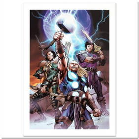 Stan Lee Signed, Marvel Comics Limited Edition Canvas 5/99 "Ultimate Thor #3" with Certificate of (1 of 1)