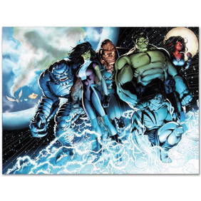 Marvel Comics "Incredible Hulks #615" Numbered Limited Edition Giclee on Canvas by Barry Kitson with (1 of 1)